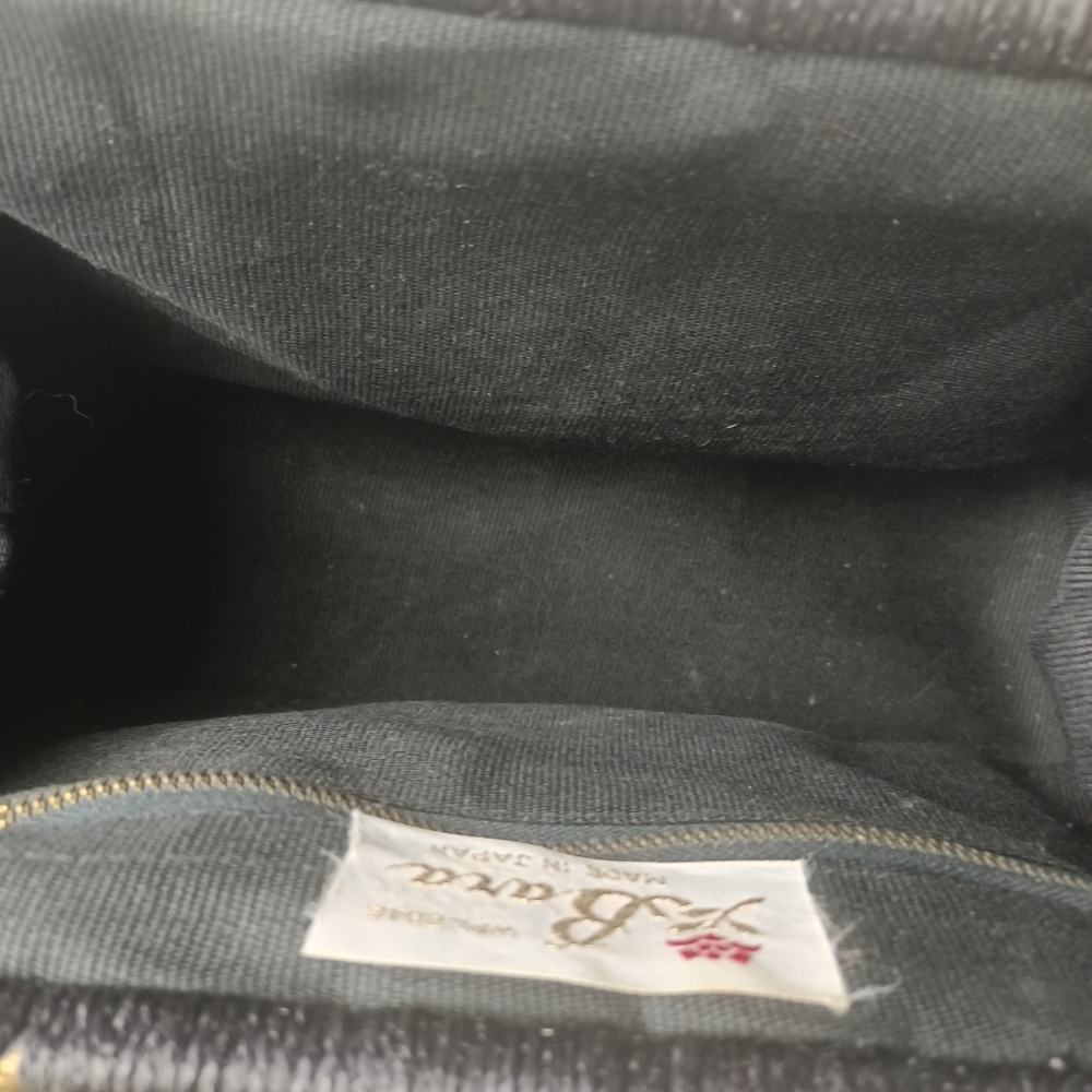 Vintage/Estate Rare Bara Japan Chevron Raffia Top Handle Purse "HOT!" - Picture 14 of 16